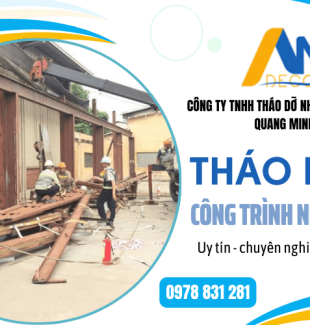 Chuyên gia tháo dỡ công trình nhà xưởng HCM uy tín - Quang Minh